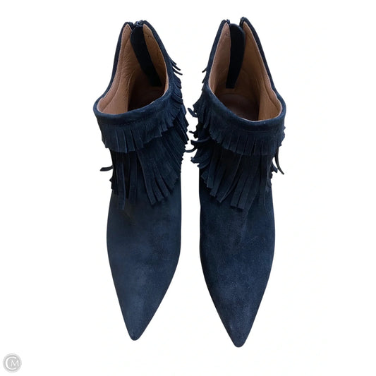 Boots Ankle Heels By Clothes Mentor In Black, Size: 9