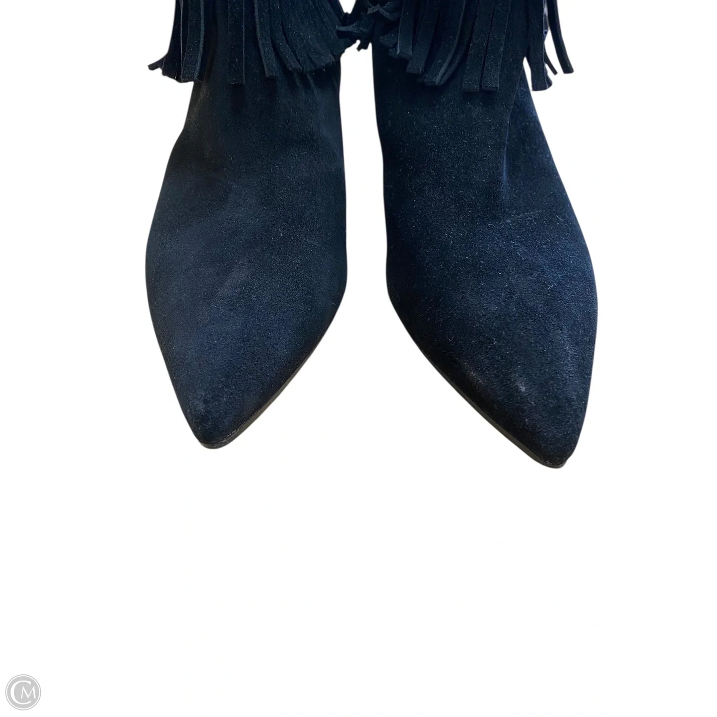 Boots Ankle Heels By Clothes Mentor In Black, Size: 9