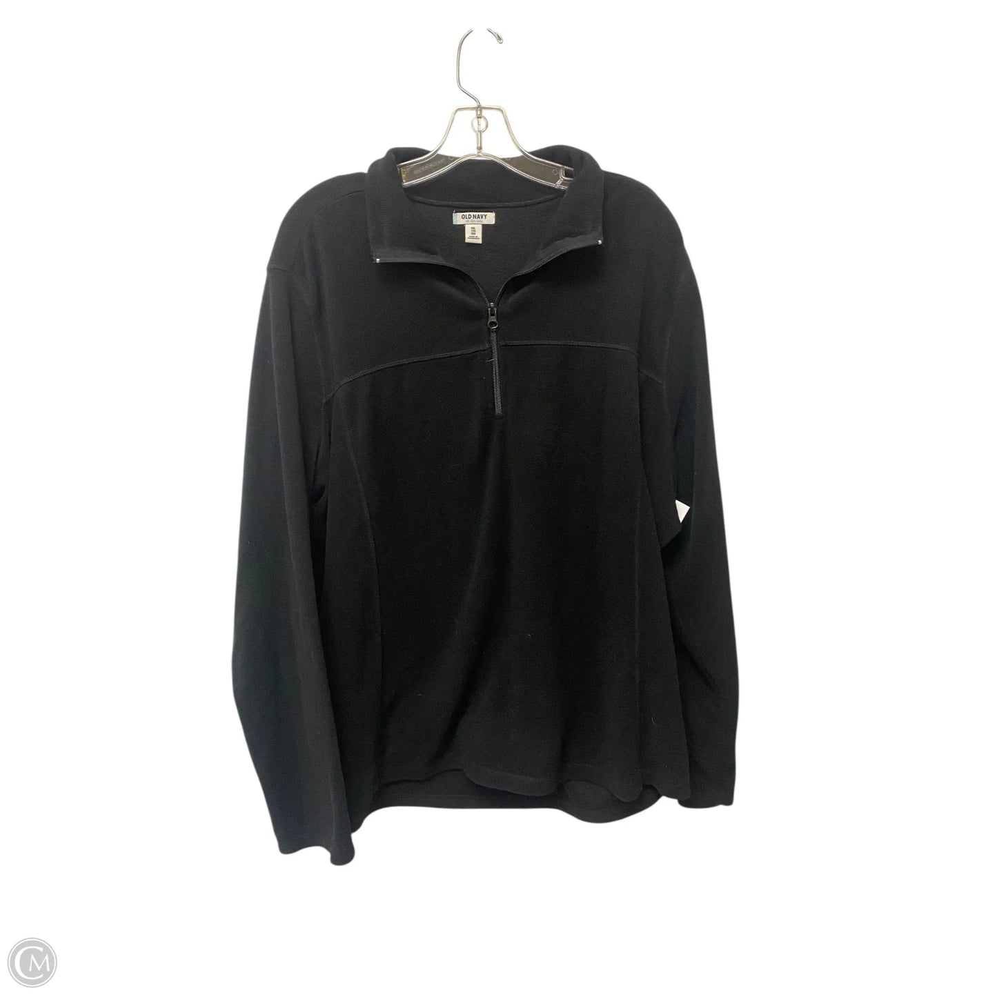 Jacket Fleece By Old Navy In Black, Size: Xxl