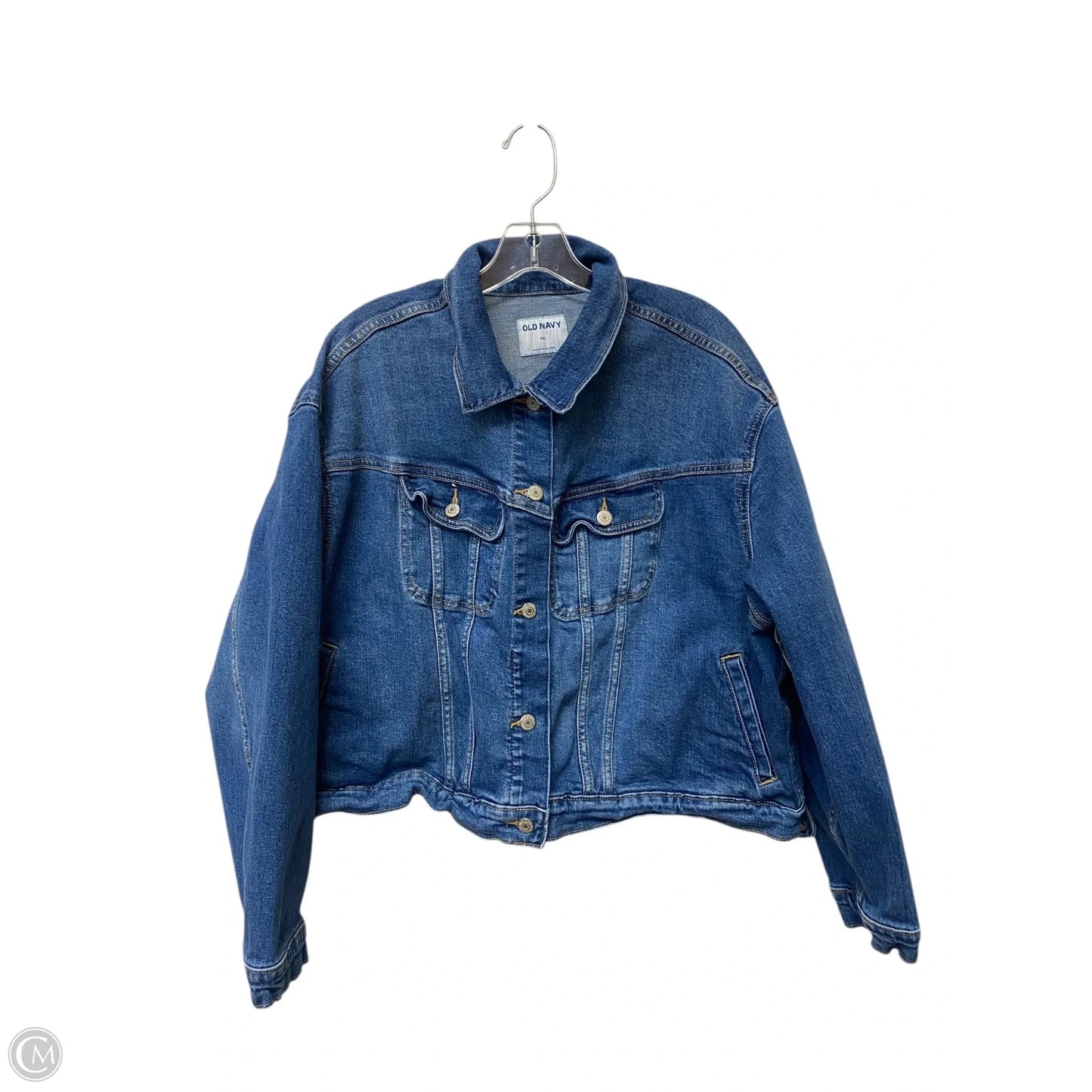Jacket Denim By Old Navy In Blue Denim, Size: Xxl