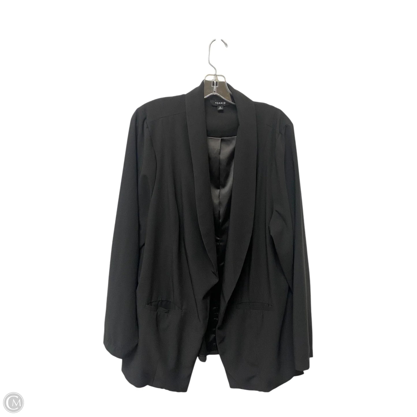 Blazer By Torrid In Black, Size: 2x