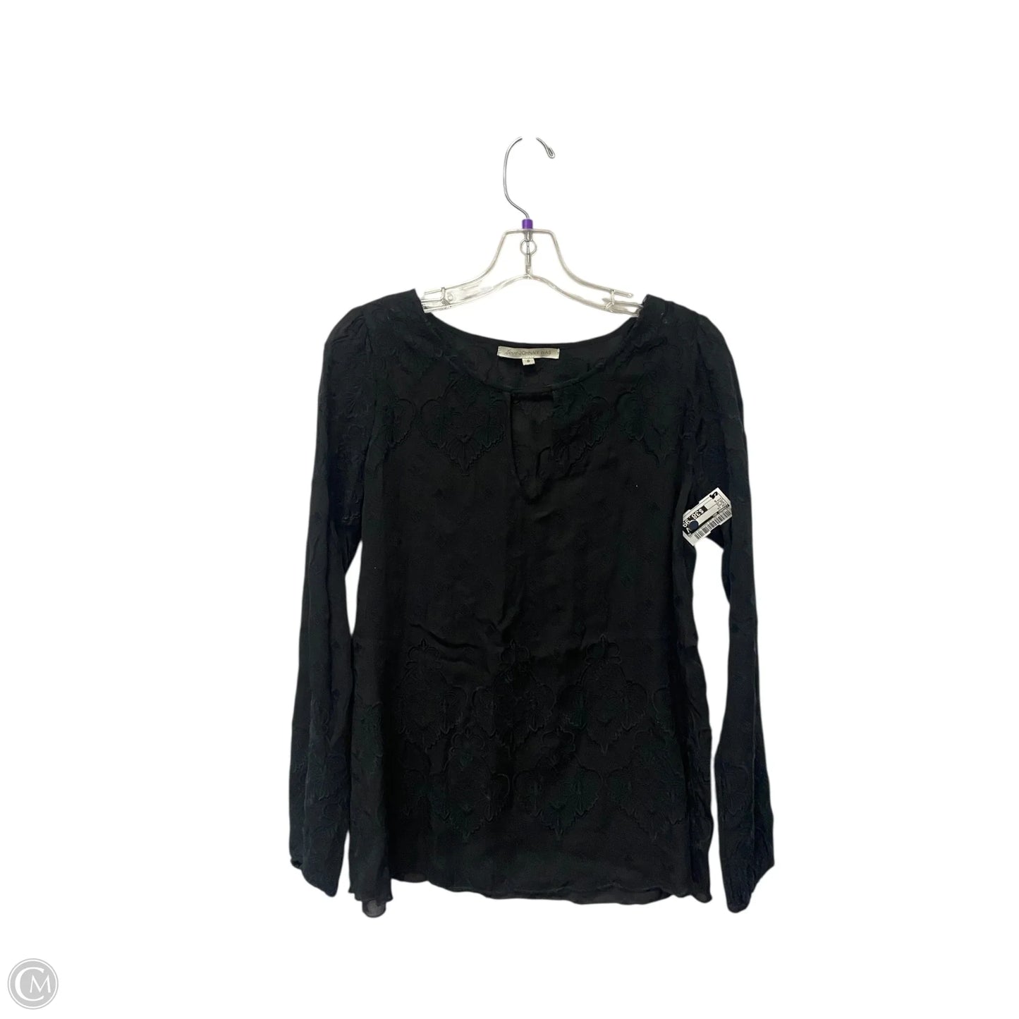 Top Long Sleeve By Johnny Was In Black, Size: S