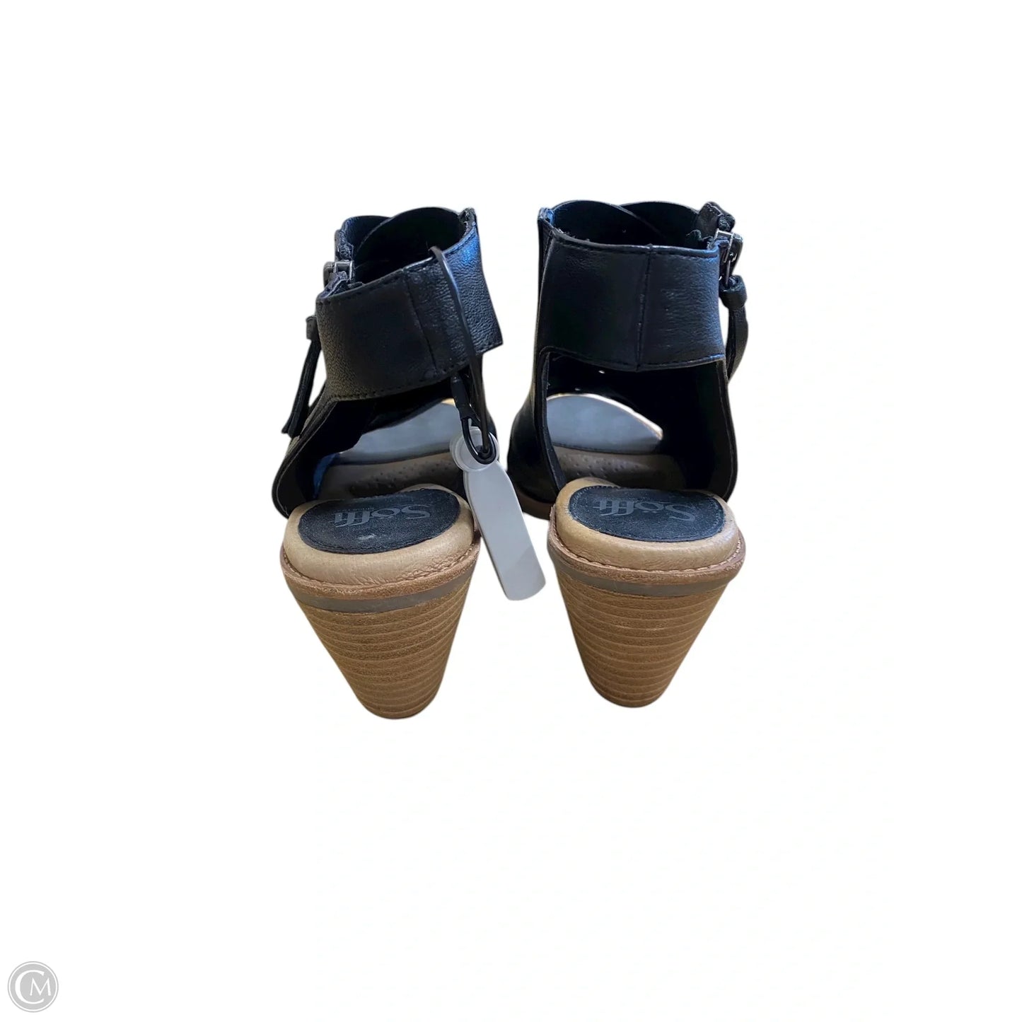 Shoes Heels Block By Sofft In Black, Size: 8