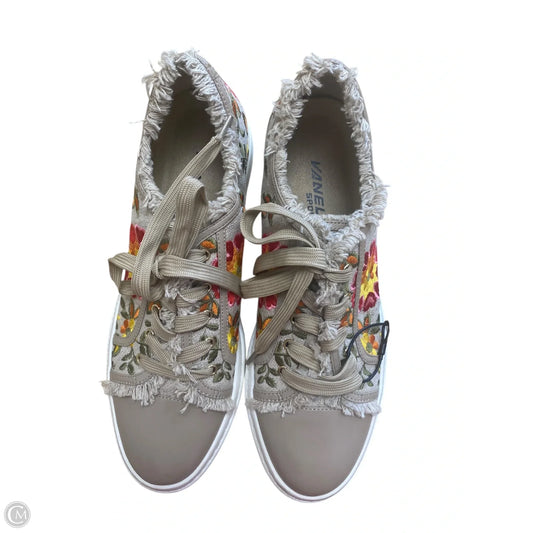 Shoes Sneakers By Vaneli In Floral Print, Size: 9