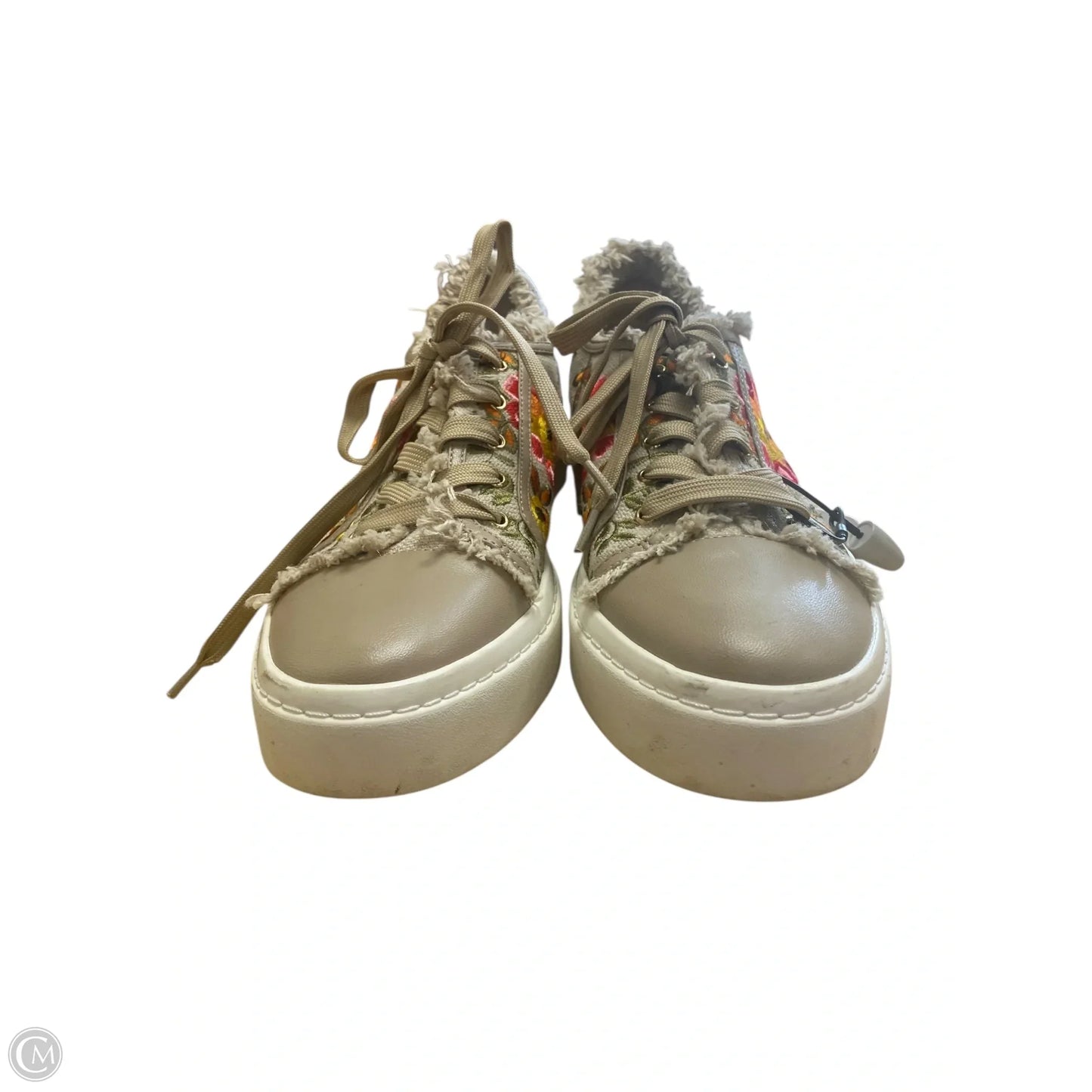 Shoes Sneakers By Vaneli In Floral Print, Size: 9