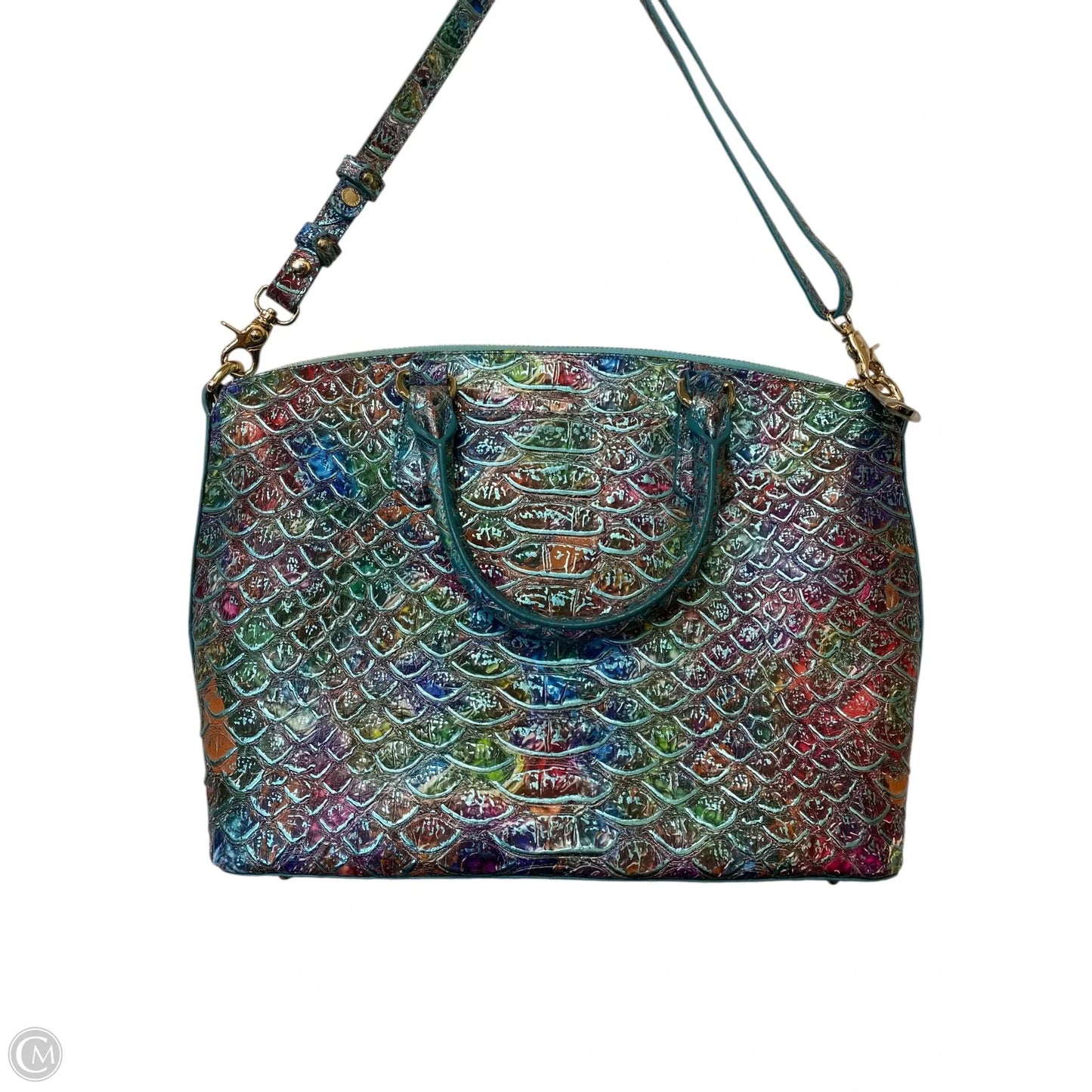 Handbag Designer By Brahmin, Size: Medium