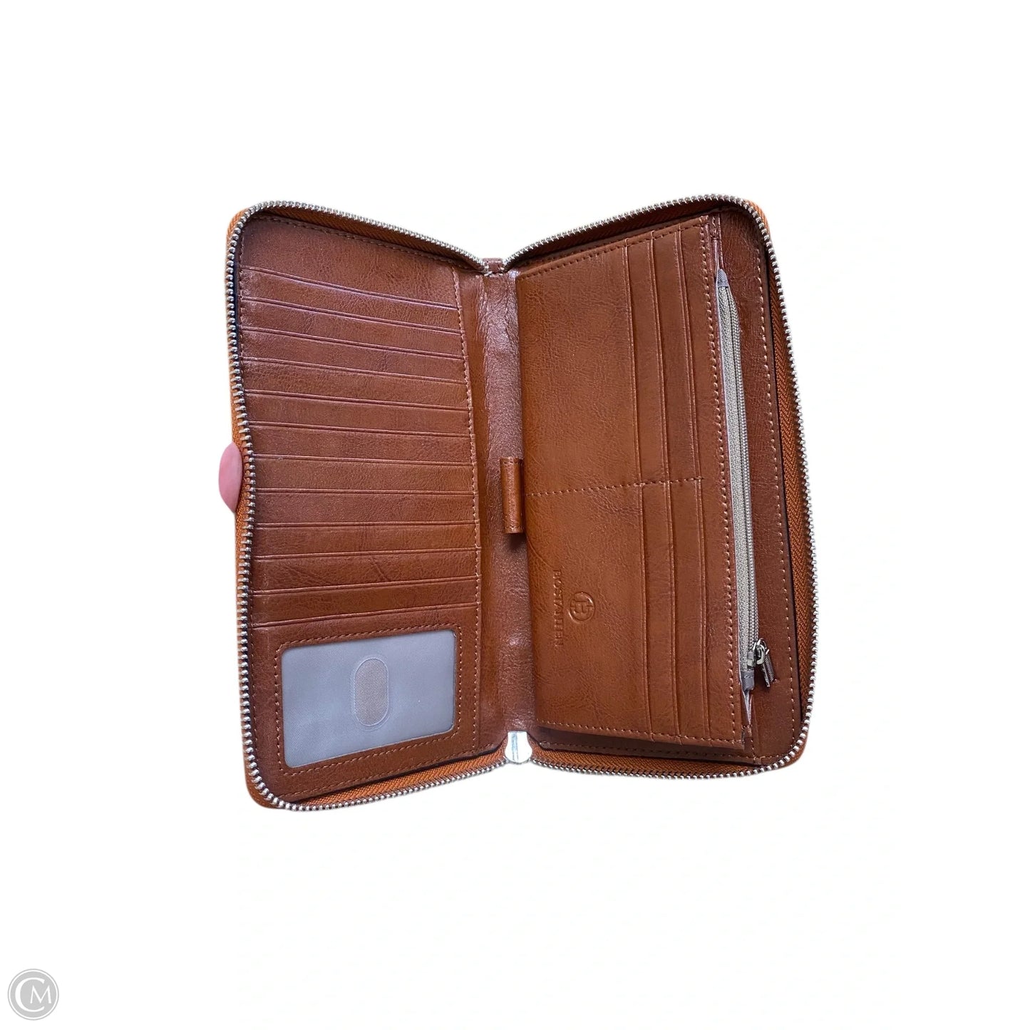 Wallet Leather By Clothes Mentor, Size: Medium