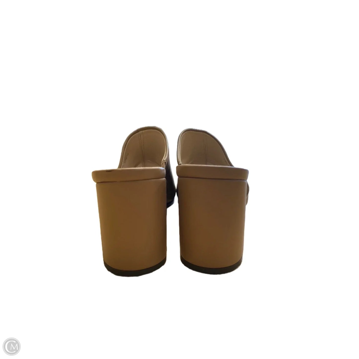 Shoes Heels Block By Adrienne Vittadini In Tan, Size: 9