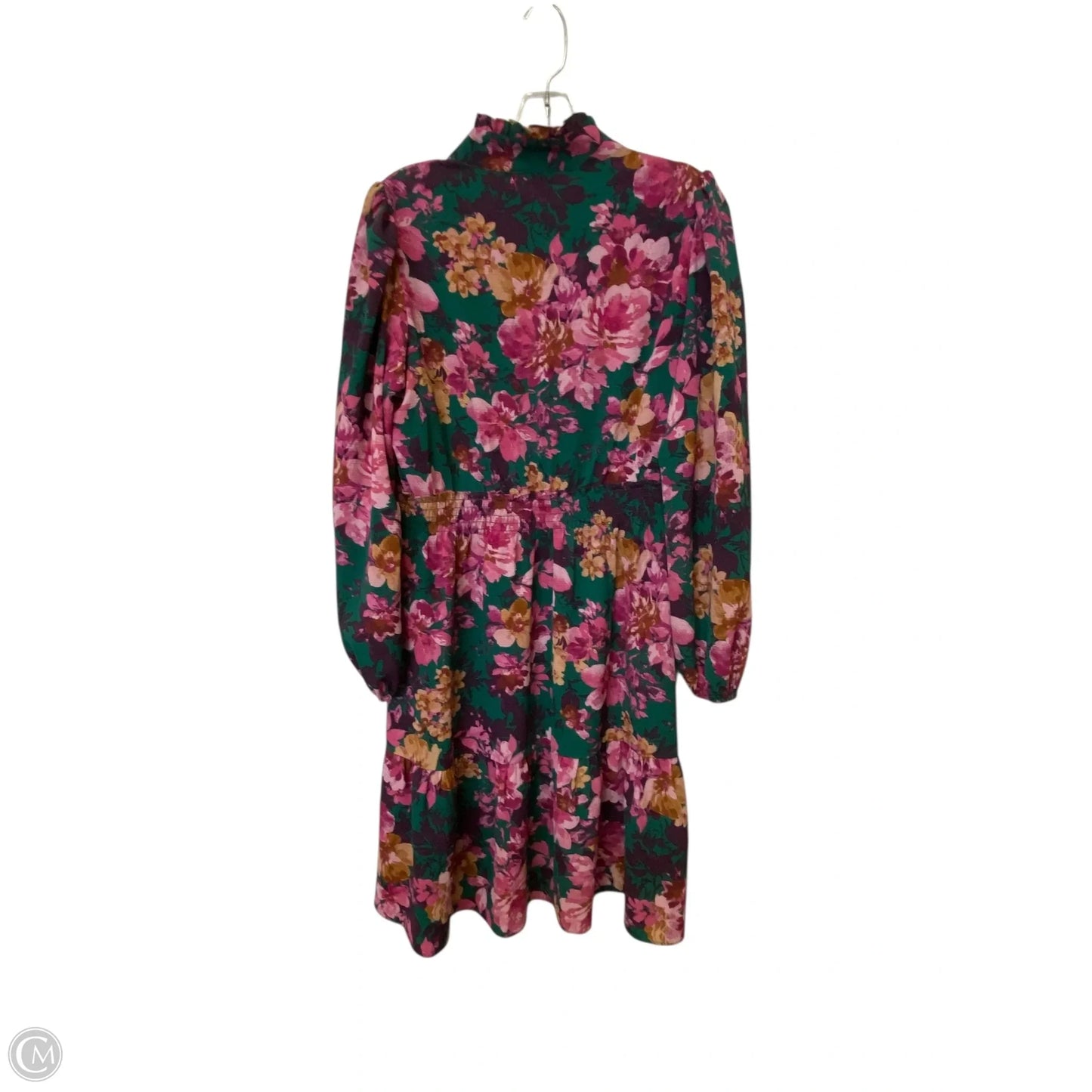 Dress Casual Midi By London Times In Floral Print, Size: 10