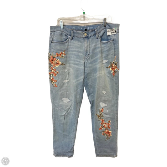 Jeans Boyfriend By White House Black Market In Blue Denim, Size: 14