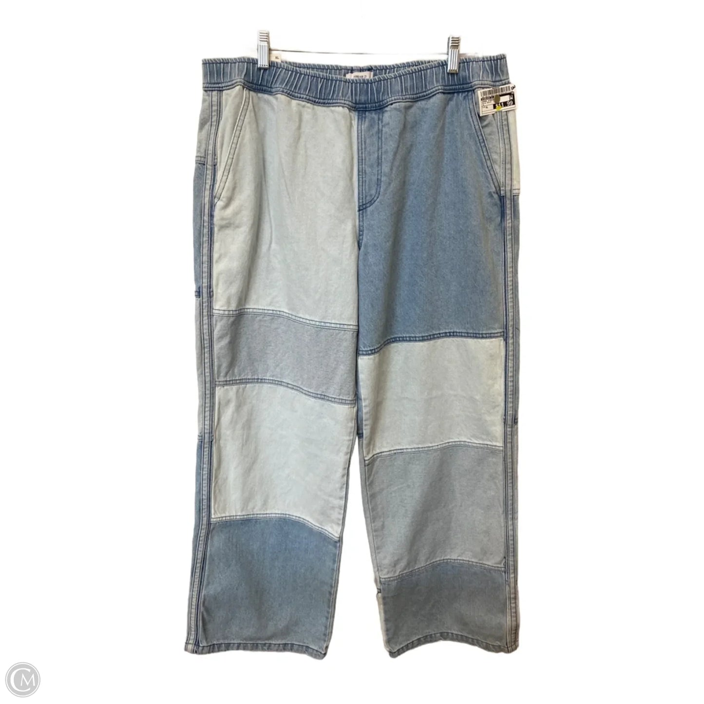 Jeans Straight By Forever 21 In Blue Denim, Size: Xl