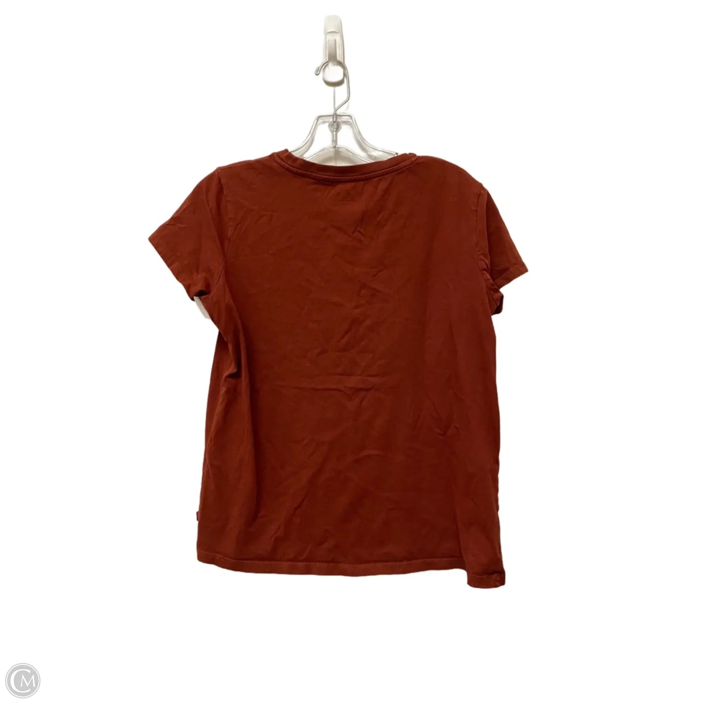 Top Short Sleeve Basic By Levis In Red, Size: M