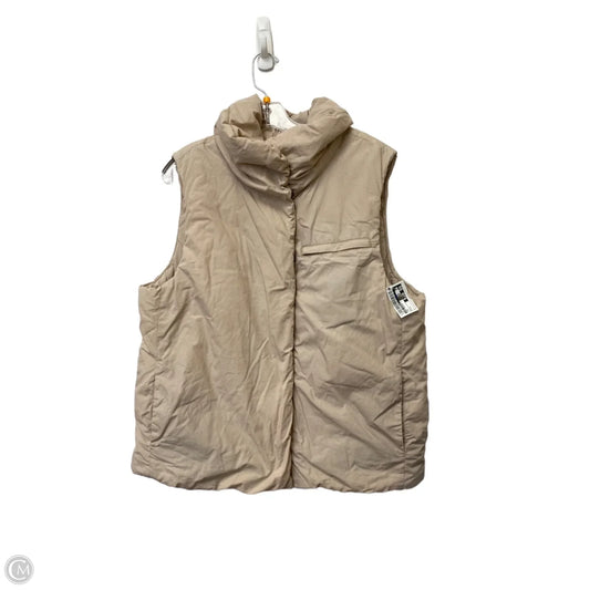 Vest Puffer & Quilted By Free People In Tan, Size: L