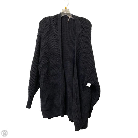 Sweater Cardigan By Free People In Black, Size: M