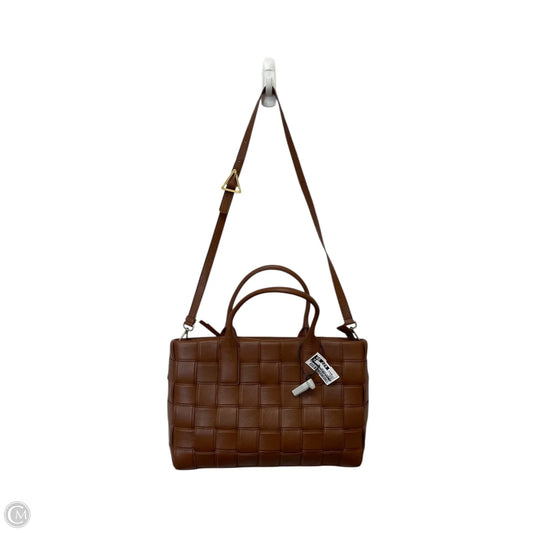 Handbag Leather By Clothes Mentor, Size: Medium