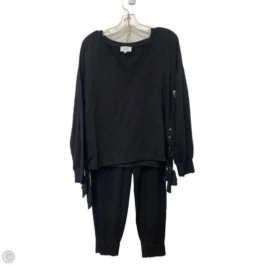 Lounge Set Pants By Soma In Black, Size: M