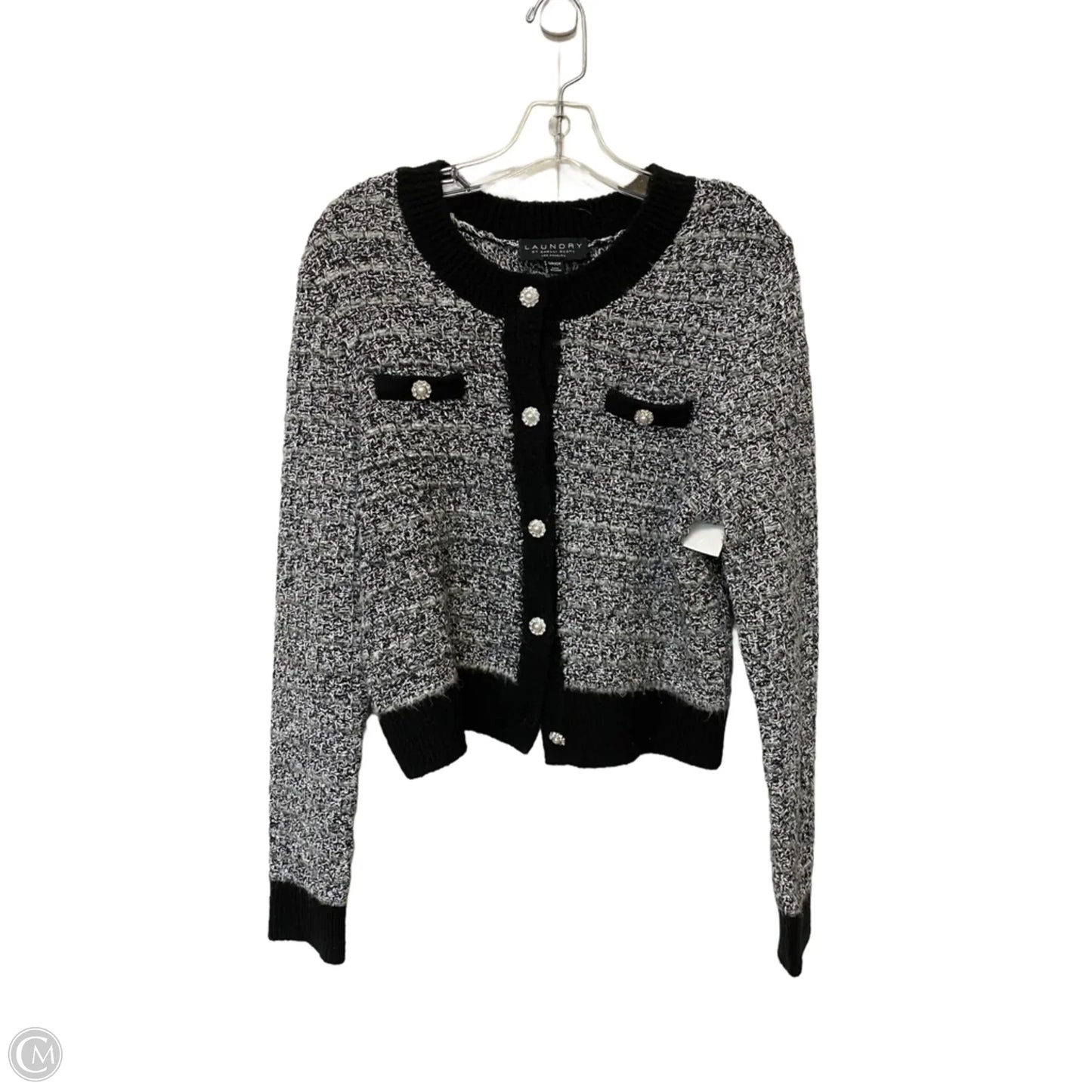 Jacket Other By Laundry In Black & White, Size: S