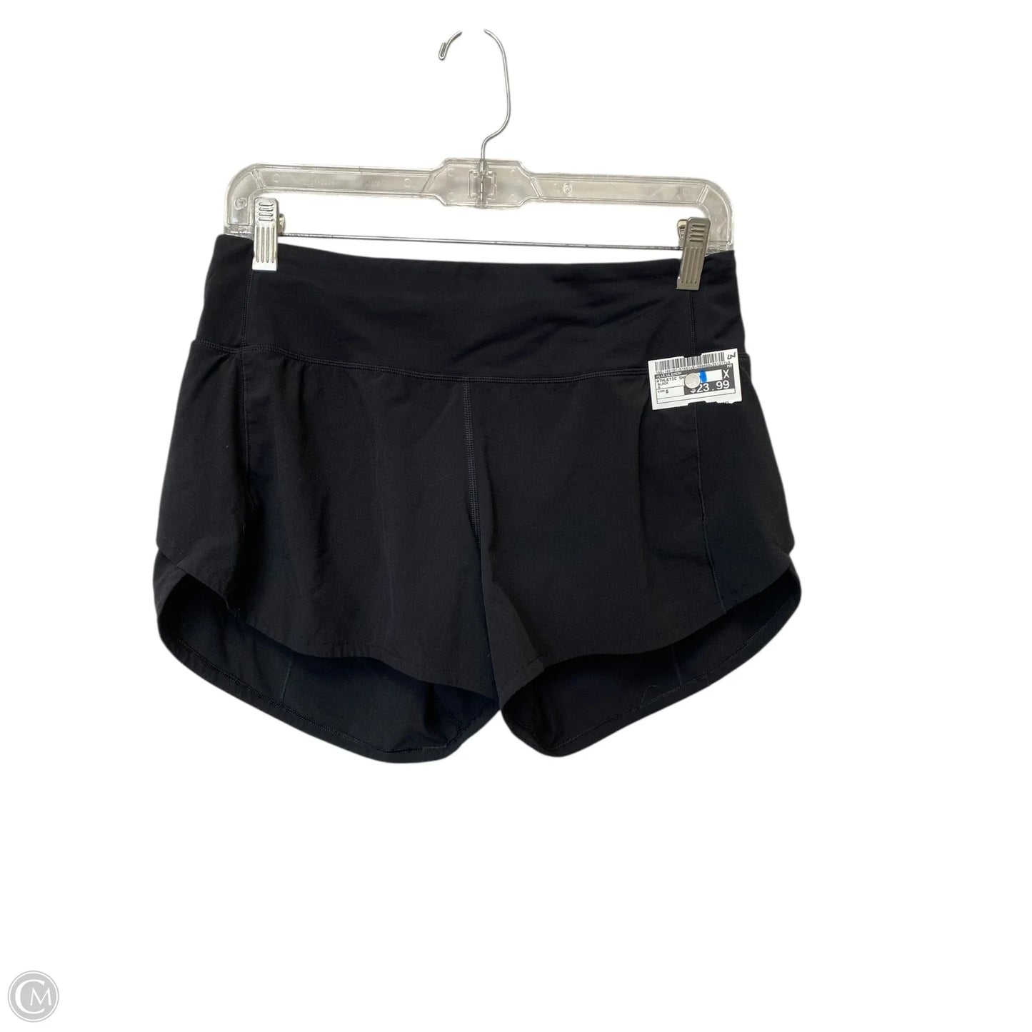 Athletic Shorts By Lululemon In Black, Size: 6
