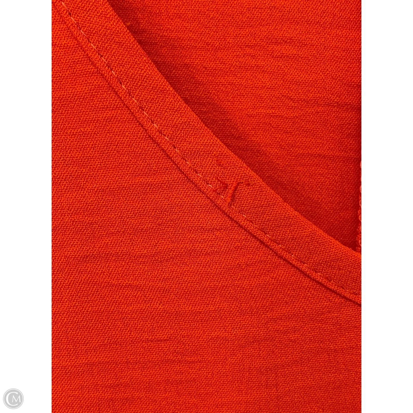 Top Short Sleeve By Fantastic Fawn In Orange, Size: M