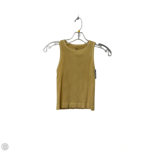 Tank Top By Anthropologie In Yellow, Size: Xs