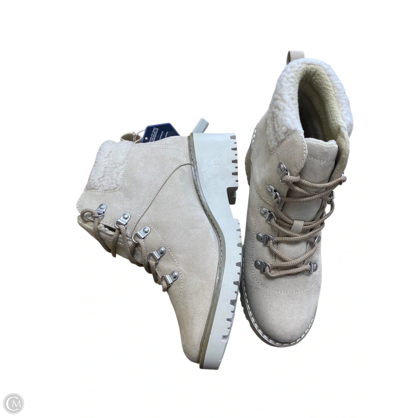 Boots Ankle Heels By Sonoma In Cream, Size: 9.5