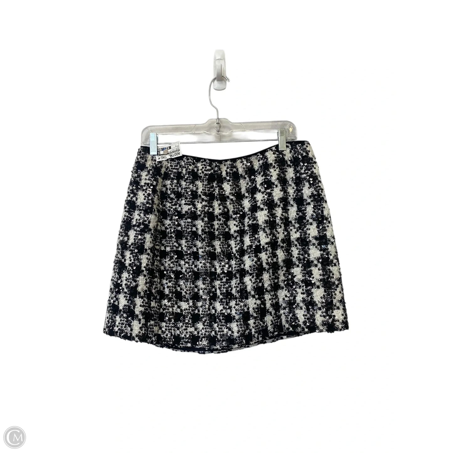 Skirt Suit 2pc By Antonio Melani In Black & White, Size: 8