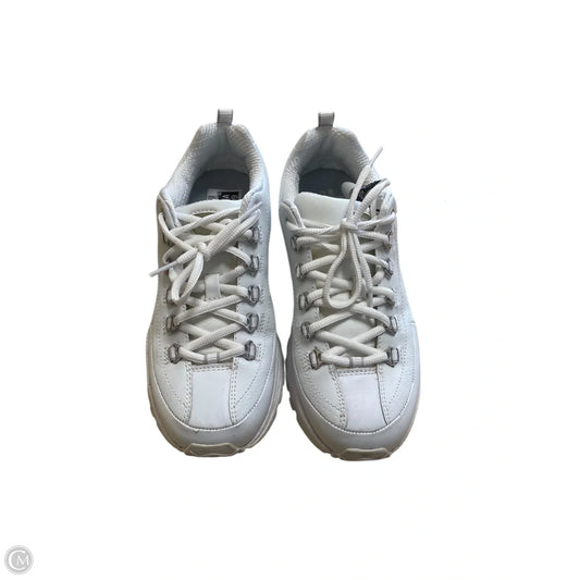 Shoes Athletic By Skechers In White, Size: 7.5