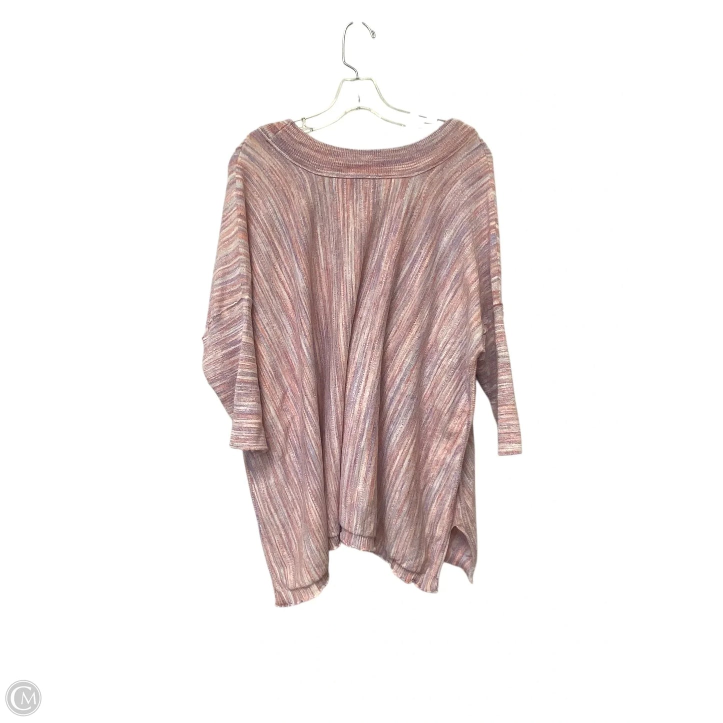 Sweater By Logo In Pink, Size: M