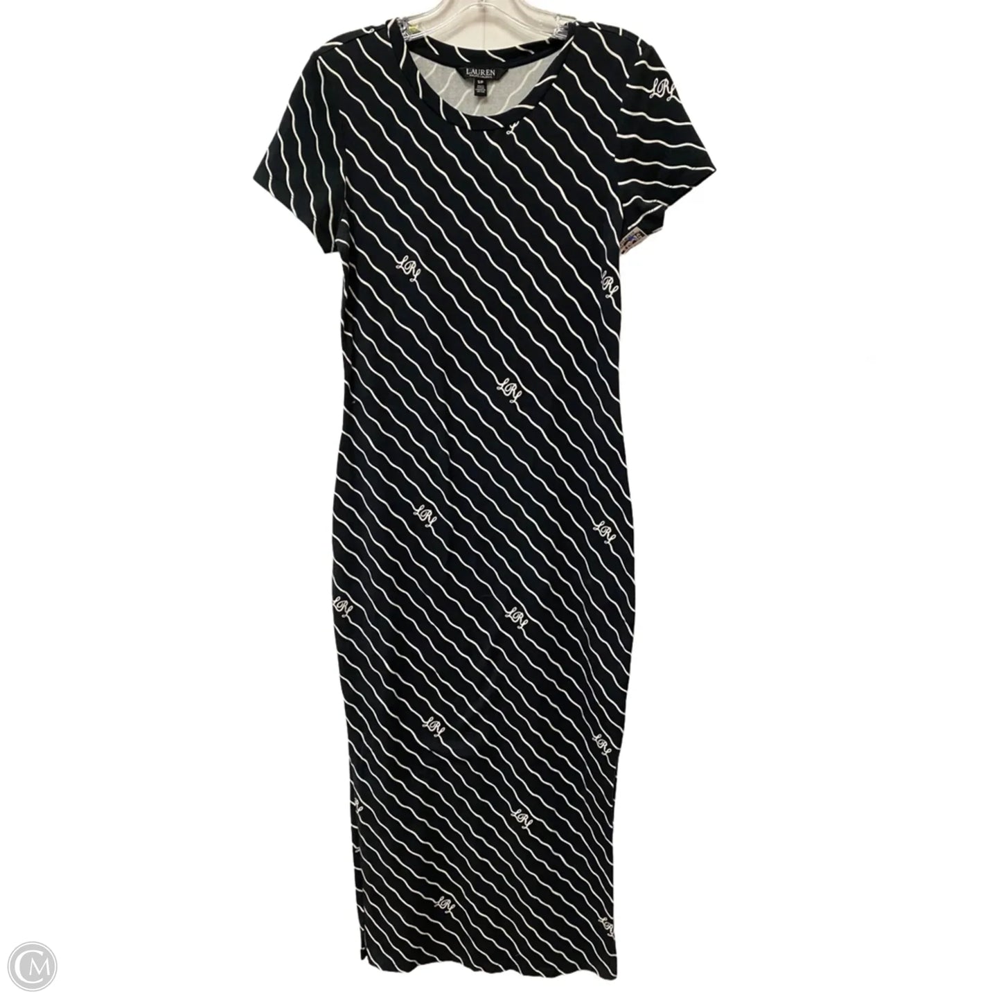 Dress Casual Maxi By Lauren By Ralph Lauren In Black, Size: S