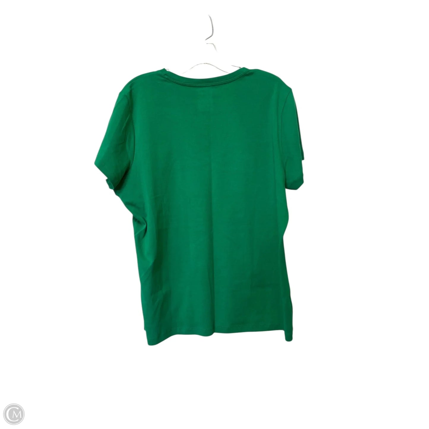Top Short Sleeve Basic By St Johns Bay In Green, Size: Xxl