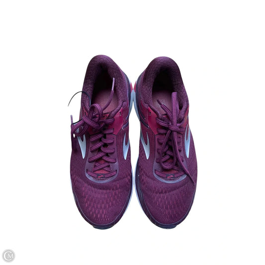Shoes Athletic By Brooks In Purple, Size: 8