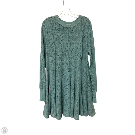 Dress Casual Midi By Free People In Blue, Size: Xl