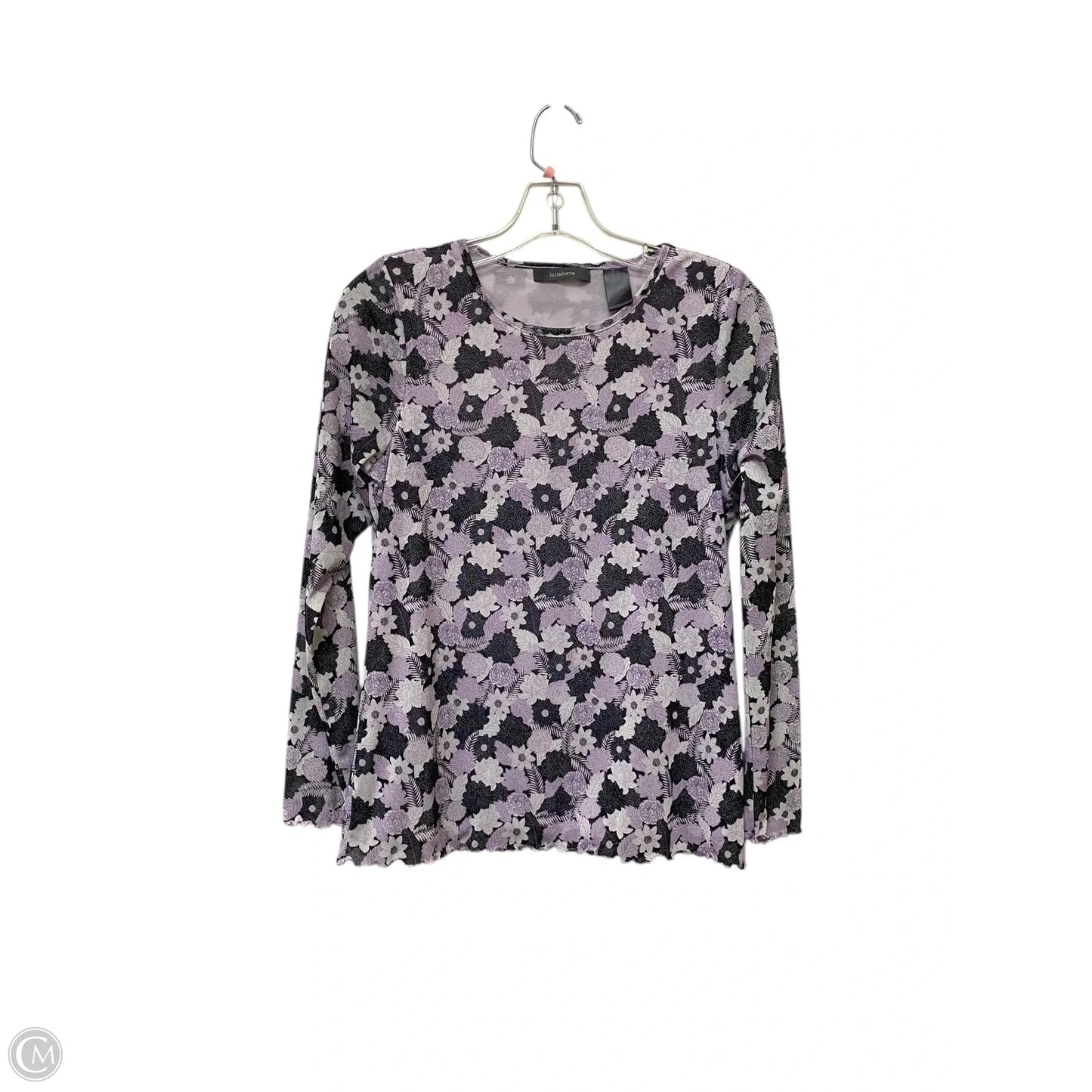 Top Long Sleeve By Liz Claiborne In Purple, Size: Mp