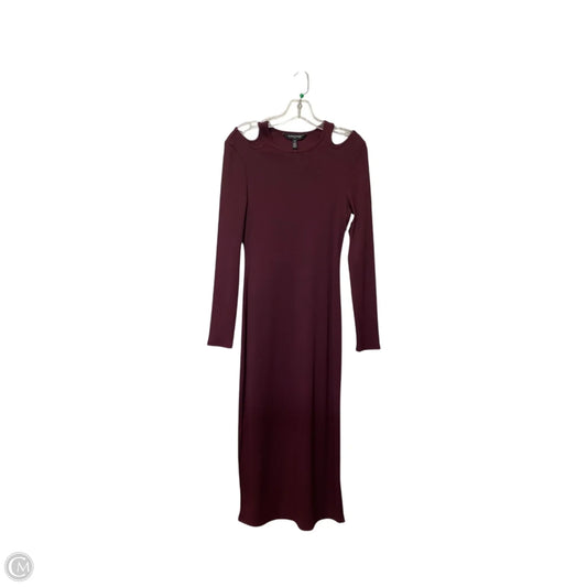 Dress Casual Maxi By White House Black Market In Maroon, Size: M