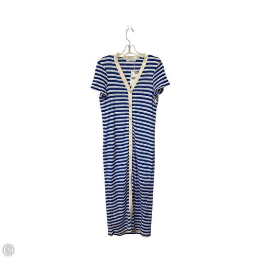 Dress Casual Maxi By Mng In Blue, Size: 8