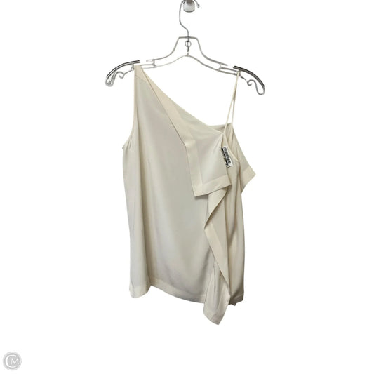 Top Sleeveless By Clothes Mentor In Cream, Size: 4