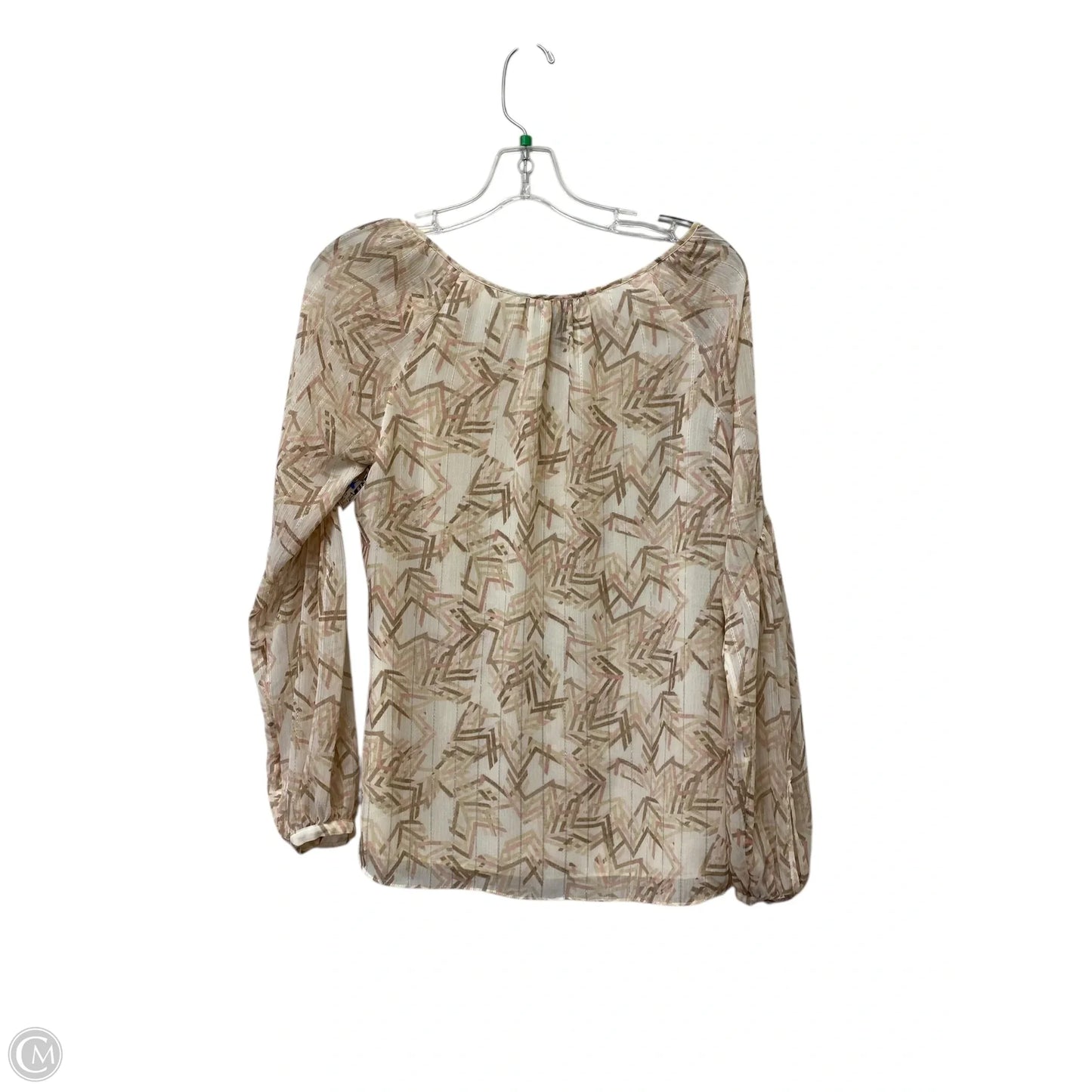 Top Long Sleeve By White House Black Market In Pink, Size: 2