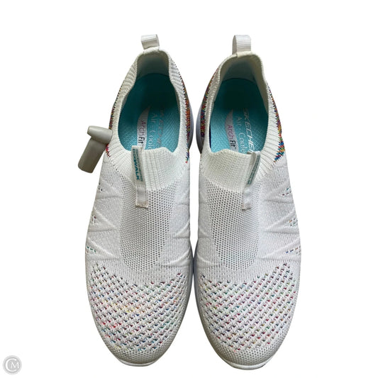 Shoes Athletic By Skechers In Rainbow Print, Size: 8
