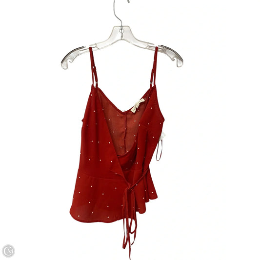 Top Sleeveless By Lovestitch In Red, Size: S