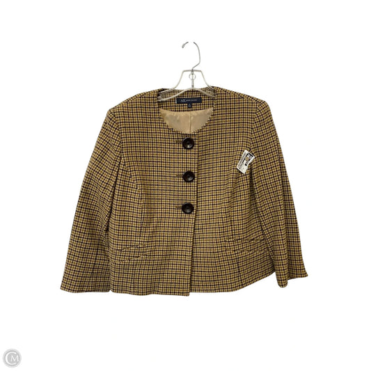 Jacket Other By Anne Klein In Plaid Pattern, Size: 12