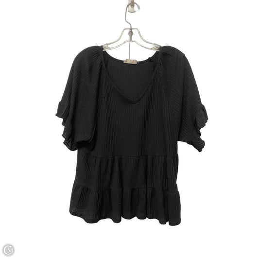 Top Short Sleeve By Altard State In Black, Size: M