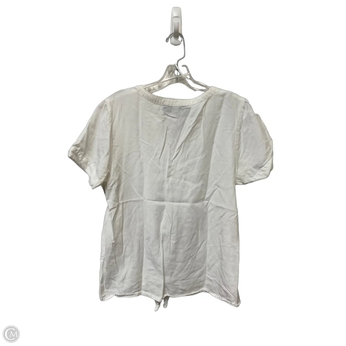 Top Short Sleeve Basic By Blue Rain In White, Size: M