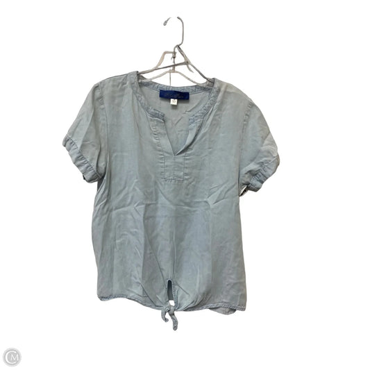 Top Short Sleeve Basic By Blue Rain In Blue, Size: M