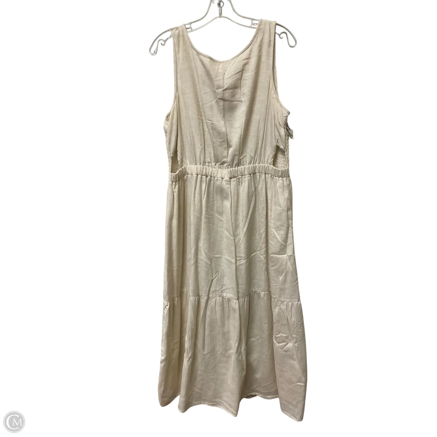 Dress Casual Maxi By Sincerely Jules In Cream, Size: Xl