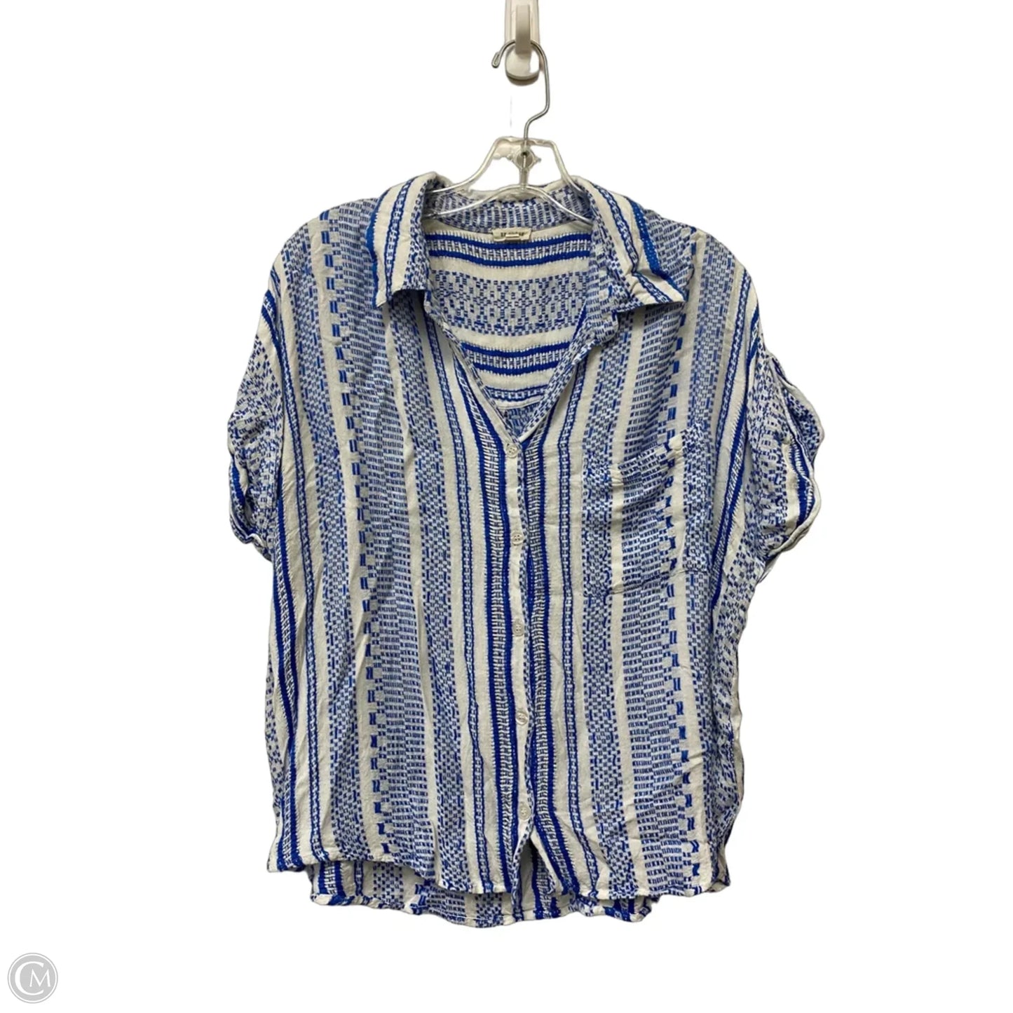 Top Short Sleeve Basic By Orvis In Striped Pattern, Size: Xl