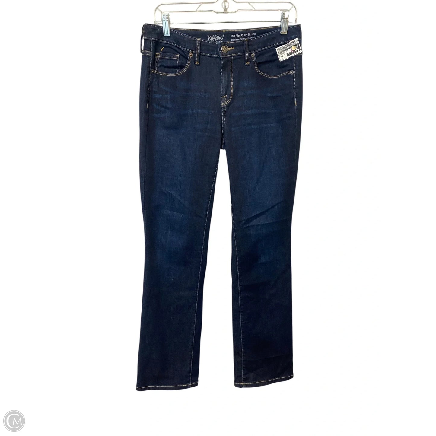 Jeans Boot Cut By Mossimo In Blue Denim, Size: 4