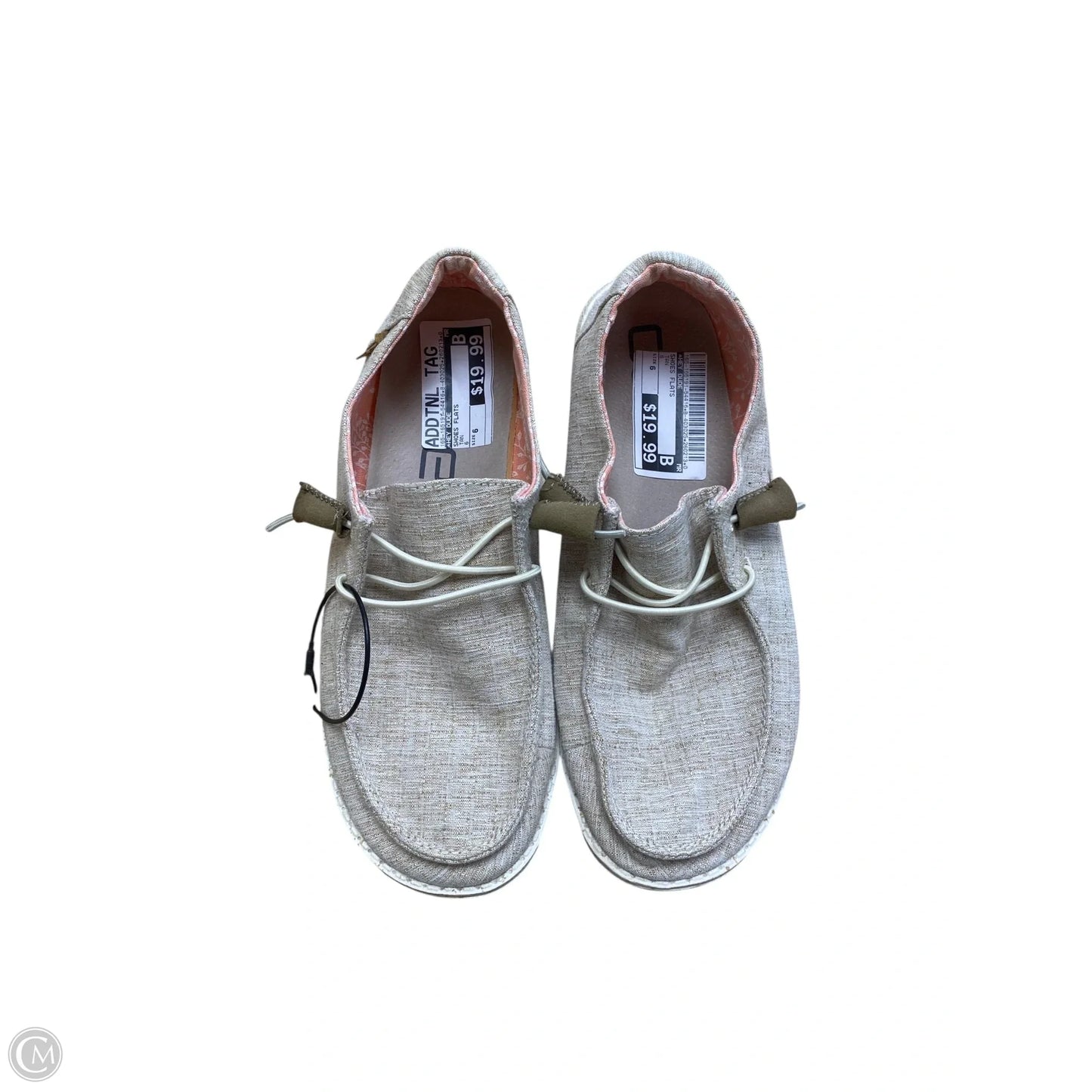 Shoes Flats By Hey Dude In Tan, Size: 6