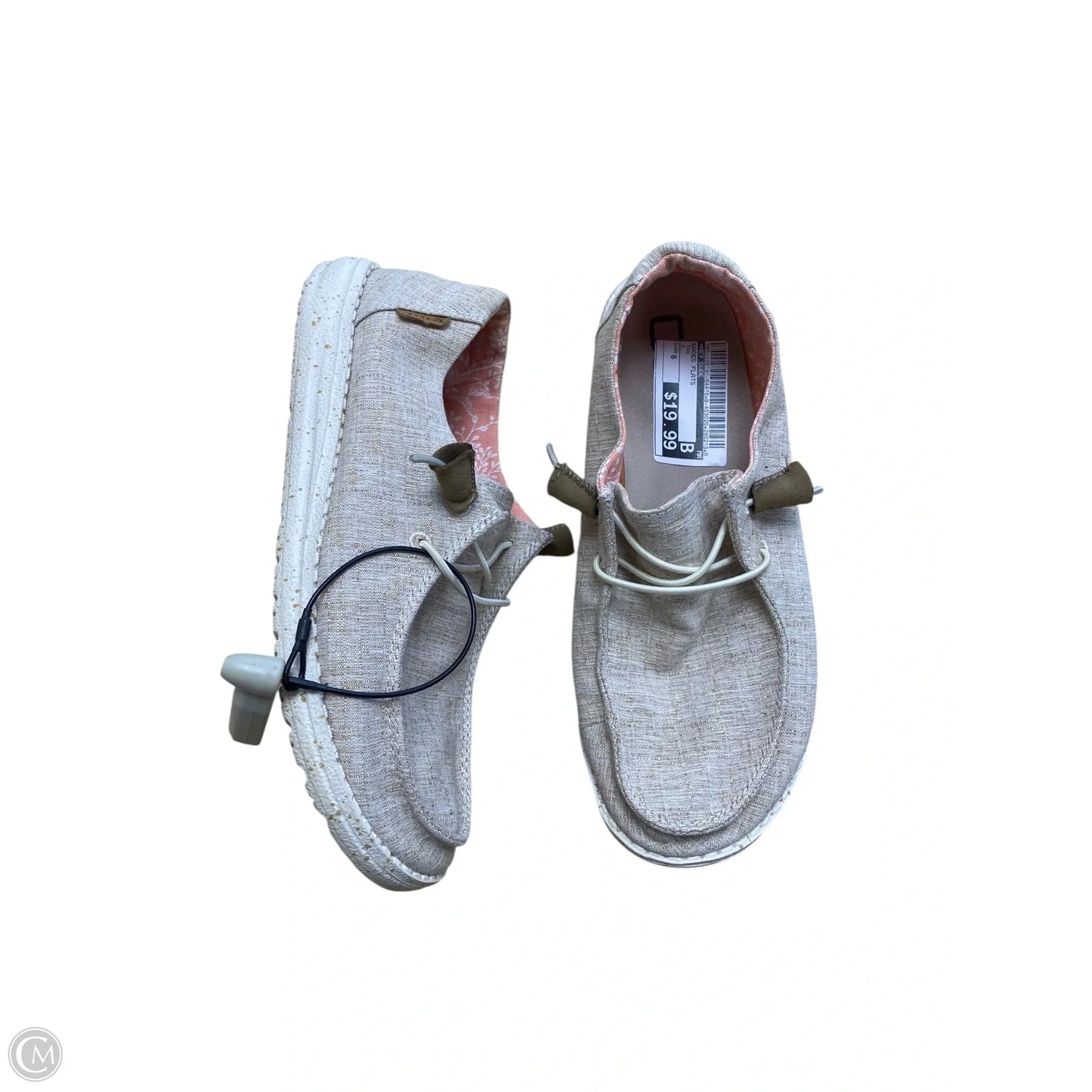 Shoes Flats By Hey Dude In Tan, Size: 6