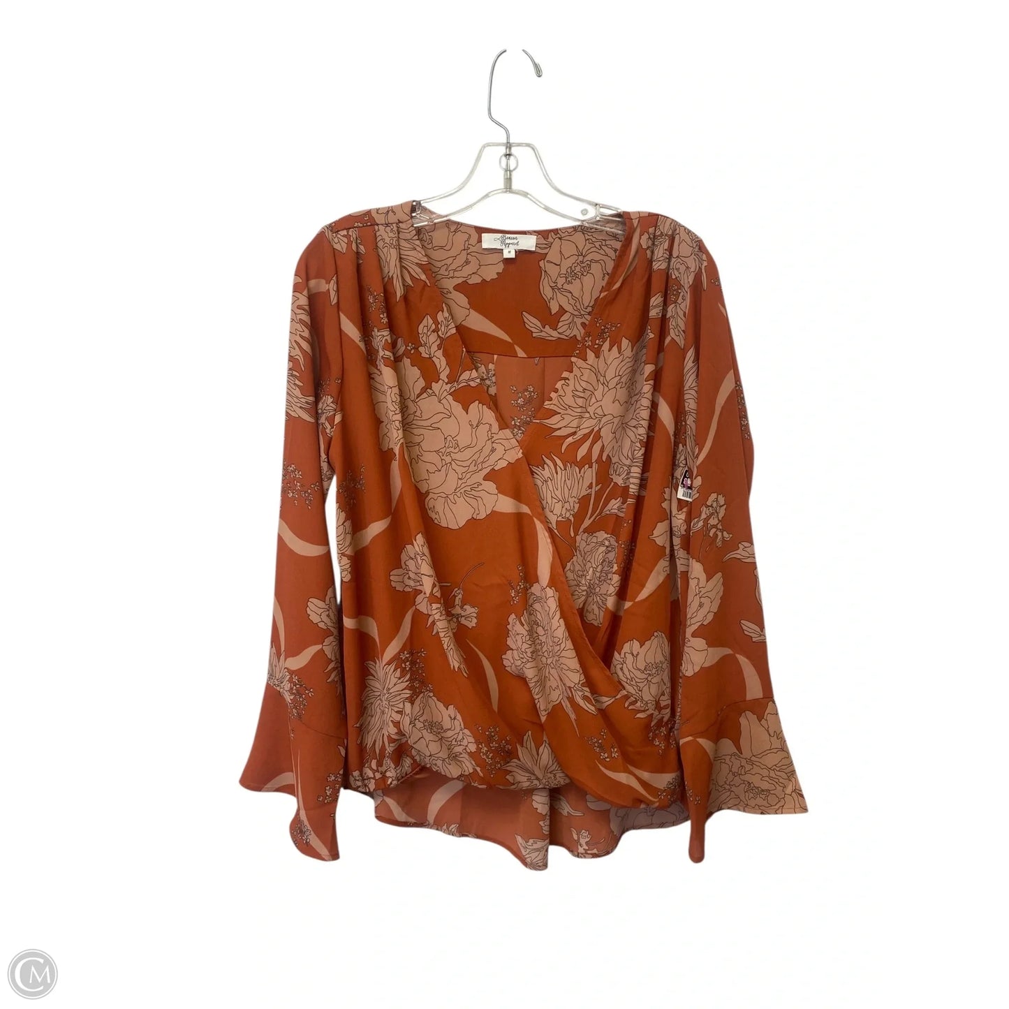 Top Long Sleeve By Clothes Mentor In Floral Print, Size: M