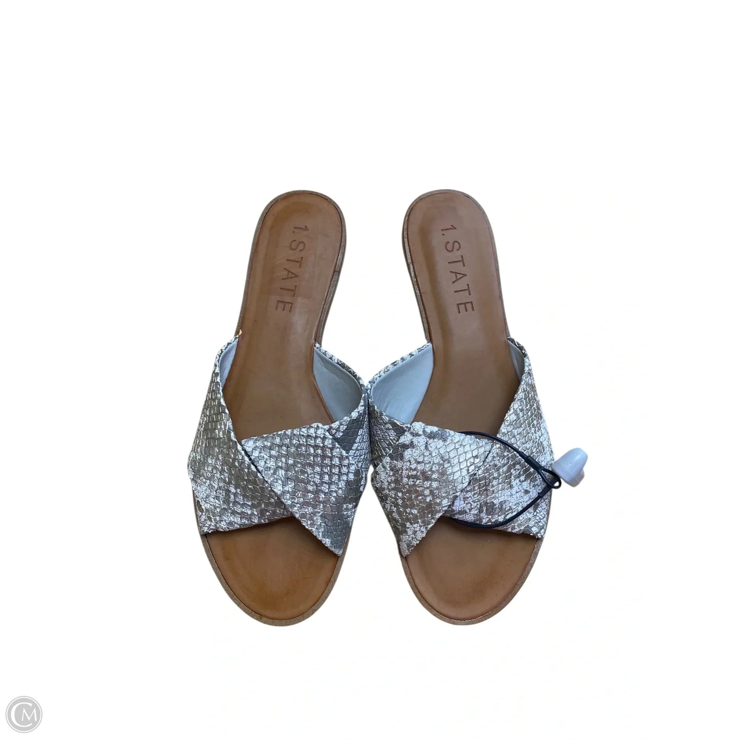 Sandals Flip Flops By 1.state In Snakeskin Print, Size: 8